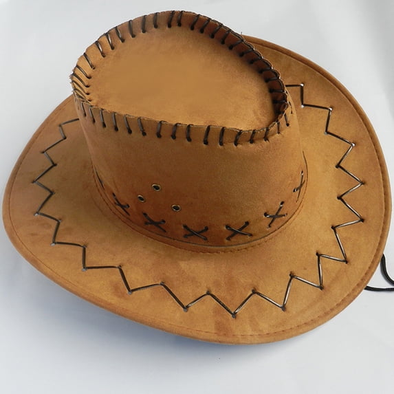 AirLoni Unisex Cowboy Hats For Men Women Straw Wide Brim Sunshade Western Stylish Foldable Shapeable Beach Hats Bucket Hats Sun Hat Outdoor Solid Color YE1,One Size