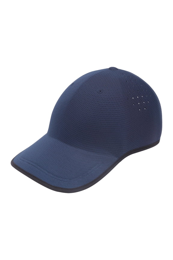 Unisex Seamless Baseball Cap Quick-Dry Non-Slip Lightweight Adjustable Sport Sun Hats UV Protection Trucker Dad Hat For Outings Navy,One Size