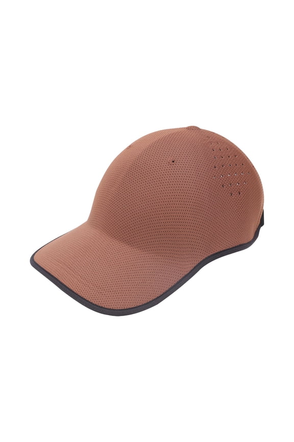 Unisex Seamless Baseball Cap Quick-Dry Non-Slip Lightweight Adjustable Sport Sun Hats UV Protection Trucker Dad Hat For Outings Coffee,One Size