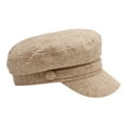 thumbnail image 1 of AirLoni Vintage Women Winter Solid Hat Beret Cap Korean Painter Newsboy BeretsKhaki,One Size, 1 of 1