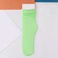 thumbnail image 1 of AirLoni Women's Socks Summer Thin Cool Feeling Breathable Stretchy Elastic Fashion Mid-Culf Socks Velvet Soft Socks For Daily Wear Outdoor 1PC G,One Size, 1 of 3