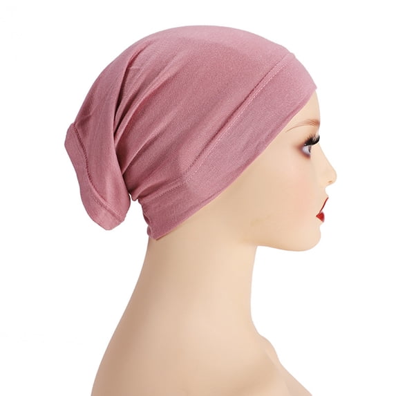 AirLoni Women's Turban Cap Adjustable Soft Headwear Headwraps Slip On Pre Tied Head Scarves Cancer Chemo Hats I,One Size