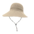 thumbnail image 1 of AirLoni sun hats for women Cotton Linen Rollable Wide Brim Sun Hat Stylish Lightweight Outdoor Outing Beach UV Sun Protection Foldable straw hats Sunshade Hat C,One Size, 1 of 4