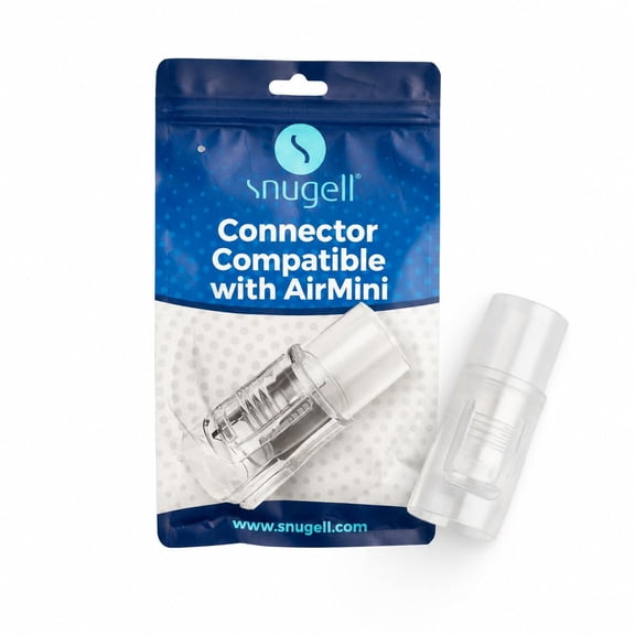 Snugell Adapter - Universal Tubing Connector Compatible with ResMed AirMini - Fits 15mm & 22mm CPAP Masks - Durable, Travel-Friendly Accessory for Convenient Use Anywhere
