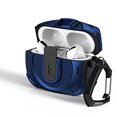 thumbnail image 1 of for AirPods 2nd Gen / 1st Gen Case Cover with Key Chain, Rugged Secure Locking Buckle Case Shockproof Portable Heavy Duty Protective Skin for AirPods 2nd Gen / 1st Gen, Blue, 1 of 7