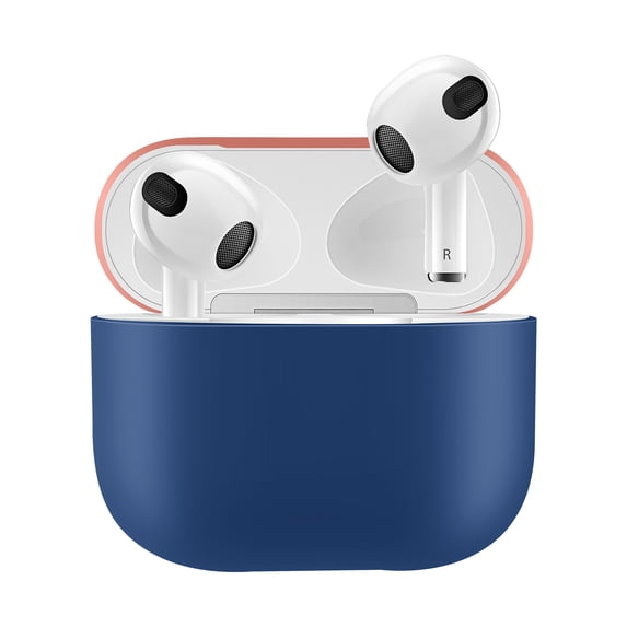 AirPods 3 Case, Soft Case No Hinge Top Bottom Lid Separate Anti Scratch Protective Earbuds Cover Skin for Apple AirPods 3 2021