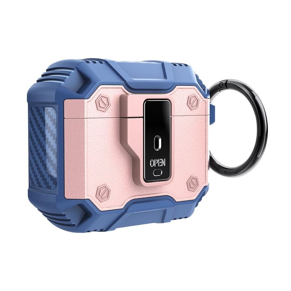AirPods 4 Case Durable Shockproof TPU PC Protective Cover with Secure Buckle Easy Charging Scratch Resistant Stylish Skin for AirPods 4