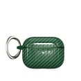 thumbnail image 1 of AirPods 4 Case with Keychain, Allytech Carbon Fiber Wireless Charging Protective Shockproof Carabiner Bluetooth Earphone Storage Bag Charging Box Cover for Apple Airpods 4th generation 2024,Green, 1 of 7