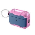thumbnail image 1 of AirPods Case 4 2024, Airpods 4th Generation Case, Heavy Duty Protective Dustproof Anti-Scratch Lightweight Wireless Charging Portable Case with Keychain for Apple AirPods 4th Gen,Rose+Blue, 1 of 5