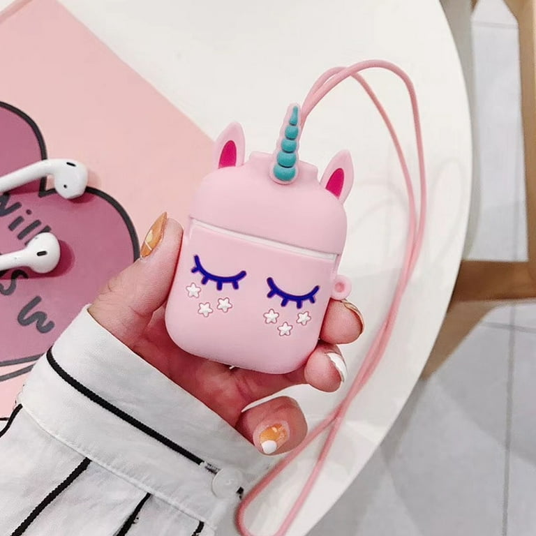 AirPods Case Cute Cartoon 3D, GMYLE Silicone Protective Shockproof
