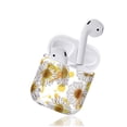 thumbnail image 1 of AirPods Case, GMYLE Hard Shell Protective Shockproof Earbuds Case Cover Skin with Keychain Kit Set Compatible for Apple AirPods 1 & 2 (White Floral), 1 of 6