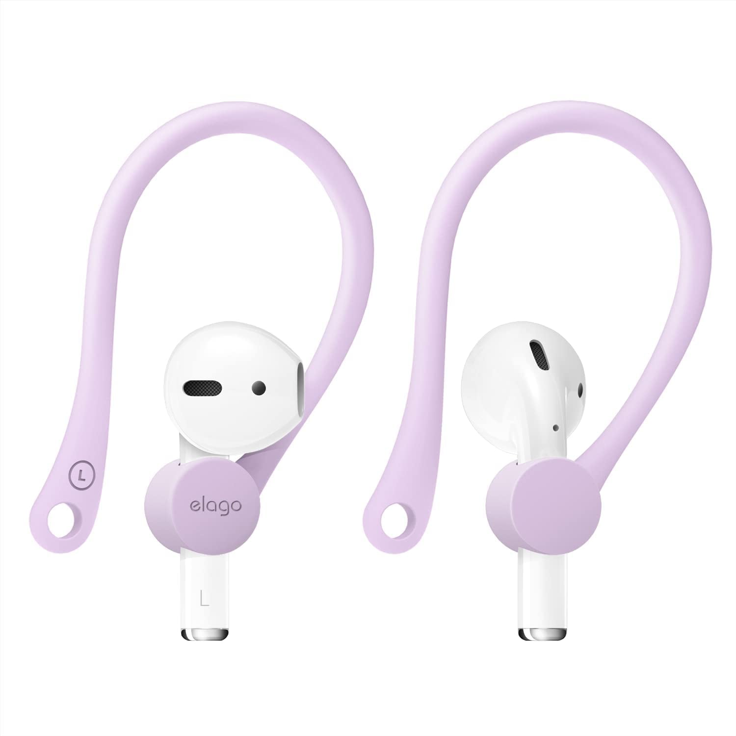 AirPods Ear Hook elago Ear Hooks for AirPods Pro AirPods 3 and AirPods 1 2 Lavender AirPods Pro EarHooks hold your AirPods securely. Great