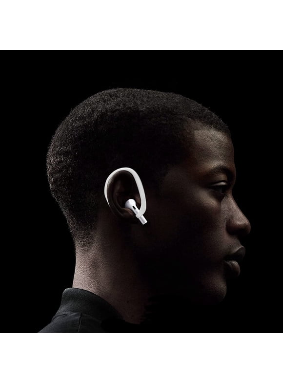 AirPods Ear Hooks Compatible with Apple AirPods Pro 2, Pro, 2 &1, Sports Running Hooks for AirPods 1, 2,3 Pro and Pro 2- White