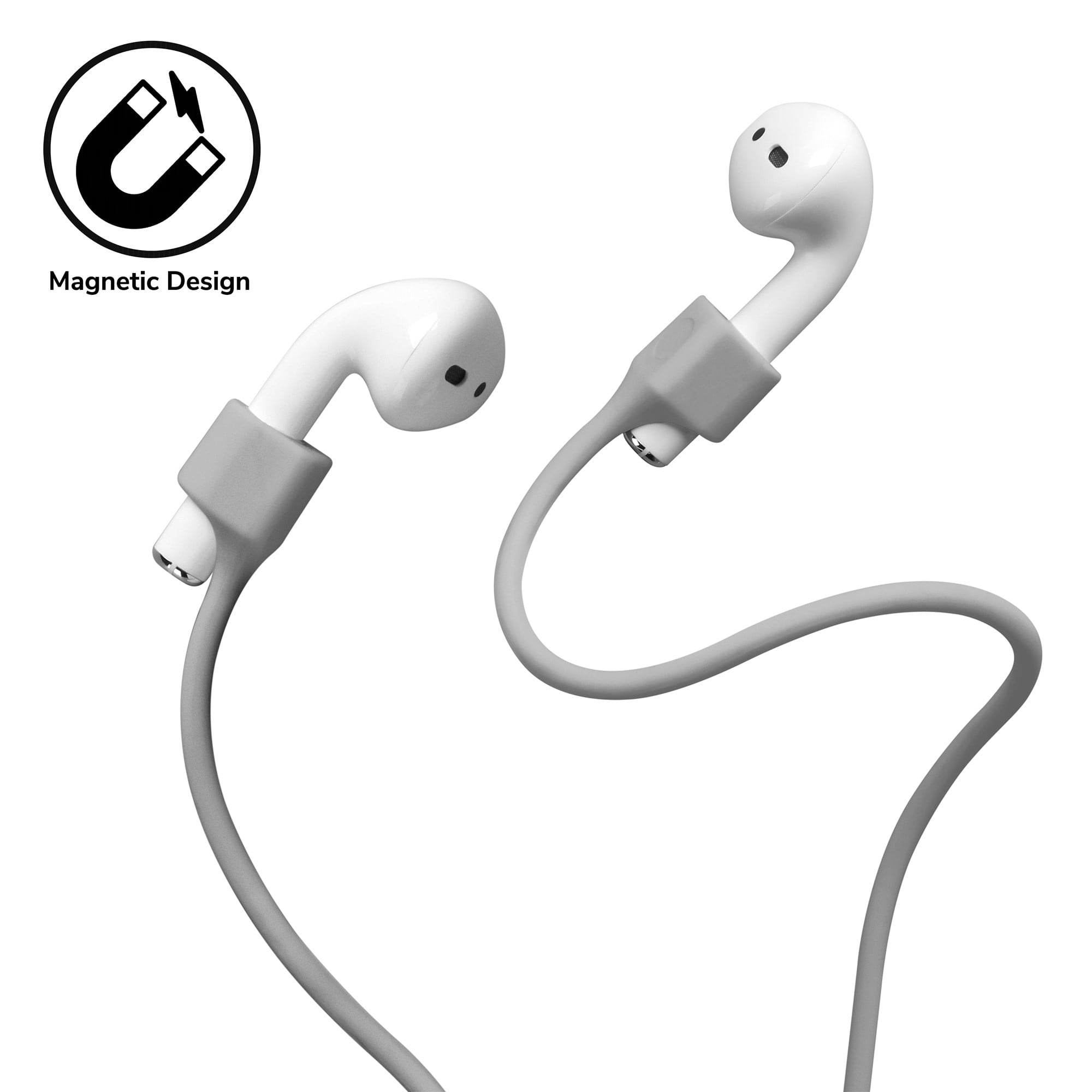 AirPods Magnetic Ear Strap GMYLE Anti Lost Silicone Cord Outdoor Sports Aid String Rope Cable Earbuds Accessories Compatible for AirPods 1 AirPods