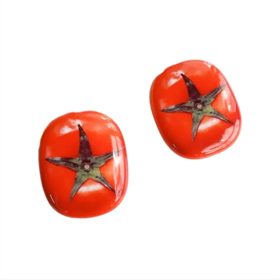 AirPods Max Case with Tomato Design, Shockproof Silicone Protective Cover ForApple AirPods Max Headphones