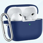 for AirPods Pro 2 Case Cover 2022 - Full Body Protective Silicone Case Compatible with New 2nd Generation Apple AirPods Pro Case, Shockproof Cover with Carabiner