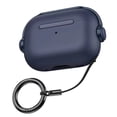thumbnail image 1 of for AirPods Pro 2019 Music Headset Earphone Case with Secure Lock, Soft Silicone Hard PC Shock-Absorbing for AirPods Pro 2019 Case Skin Touch with Keychain, Front LED Visible, Blue, 1 of 8