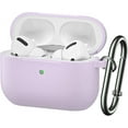 thumbnail image 1 of AirPods Pro 2nd Gen Case [Front LED Visible], Entronix Silicone Protective Shockproof Earbuds Case Cover Skin with Keychain Kit Set Compatible for Apple AirPods Pro 2nd Generation (Purple), 1 of 6