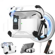 AirPods Pro 2nd Generation Case Cover,for AirPods Pro 2 Case with Automatic Lock Compatible with MagSafe Pro 2 Pro 1 Bracket Protective Case Compatible with App