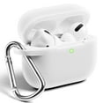 thumbnail image 1 of AirPods Pro Case 2019 2020 [Front LED Visible], GMYLE TPU Protective Wireless Charging Earbuds Case Cover Skin with Keychain Kit Set Compatible Fit for Apple AirPods Pro (Translucent Clear), 1 of 6
