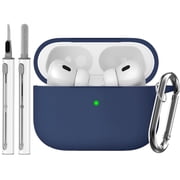 LuckySunDecorQZ Apple AirPods Pro 2nd/1st Generation Wireless Charging Case with Cleaner Kit, Keychain