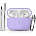 thumbnail image 1 of Earbud Case for Apple AirPods Pro 2nd/1st Generation with Cleaner Kit & Keychain, 1 of 13