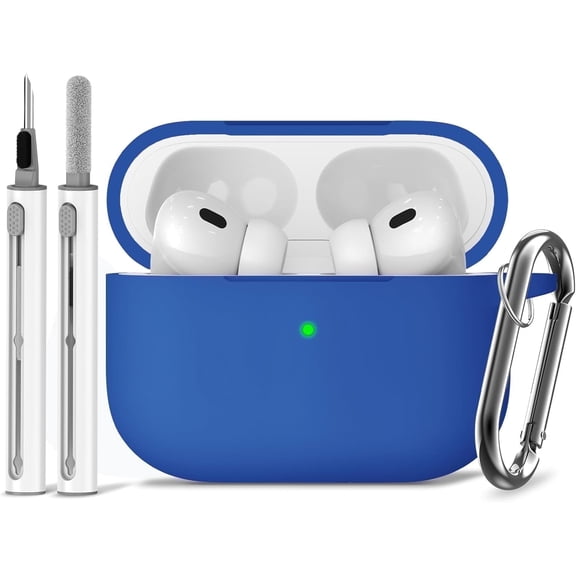 Earbud Case for Apple AirPods Pro 2nd/1st Generation with Cleaner Kit & Keychain