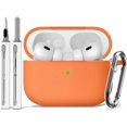 thumbnail image 1 of Earbud Case for Apple AirPods Pro 2nd/1st Generation with Cleaner Kit & Keychain, 1 of 13