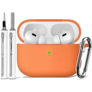 Earbud Case for Apple AirPods Pro 2nd/1st Generation with Cleaner Kit & Keychain