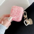 thumbnail image 1 of AirPods Pro Case Pink Pearl, Caselix Cute Leopard Pearl Women Apple Airpods Pro Cover Case Protective Shockproof with Keychain for Apple AirPods Pro Charging Case, 1 of 4