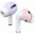 thumbnail image 1 of AirPods Pro Eartips Cover - elago [Fit in The Case] Ear Tips Cover Designed for Apple AirPods Pro (2 Pairs of 2 Colors) (Lovely Pink/Lavender), 1 of 7