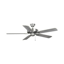 AirPro 52 in. Brushed Nickel 5-Blade AC Motor Transitional Ceiling Fan