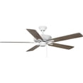 thumbnail image 1 of AirPro 52 in. White 5-Blade AC Motor Transitional Ceiling Fan, 1 of 11