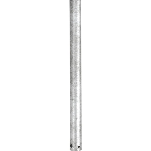 AirPro Collection 12 In. Ceiling Fan Downrod in Galvanized Finish