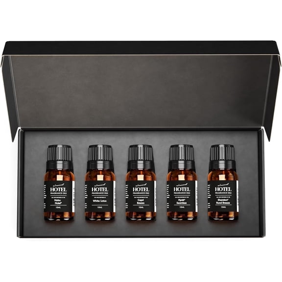 AirScent Hotel Diffuser Oil Gift Set - Tranquil Hotel Scents - 10 mL, 0.34 fl oz Fragrance Oil Set -
