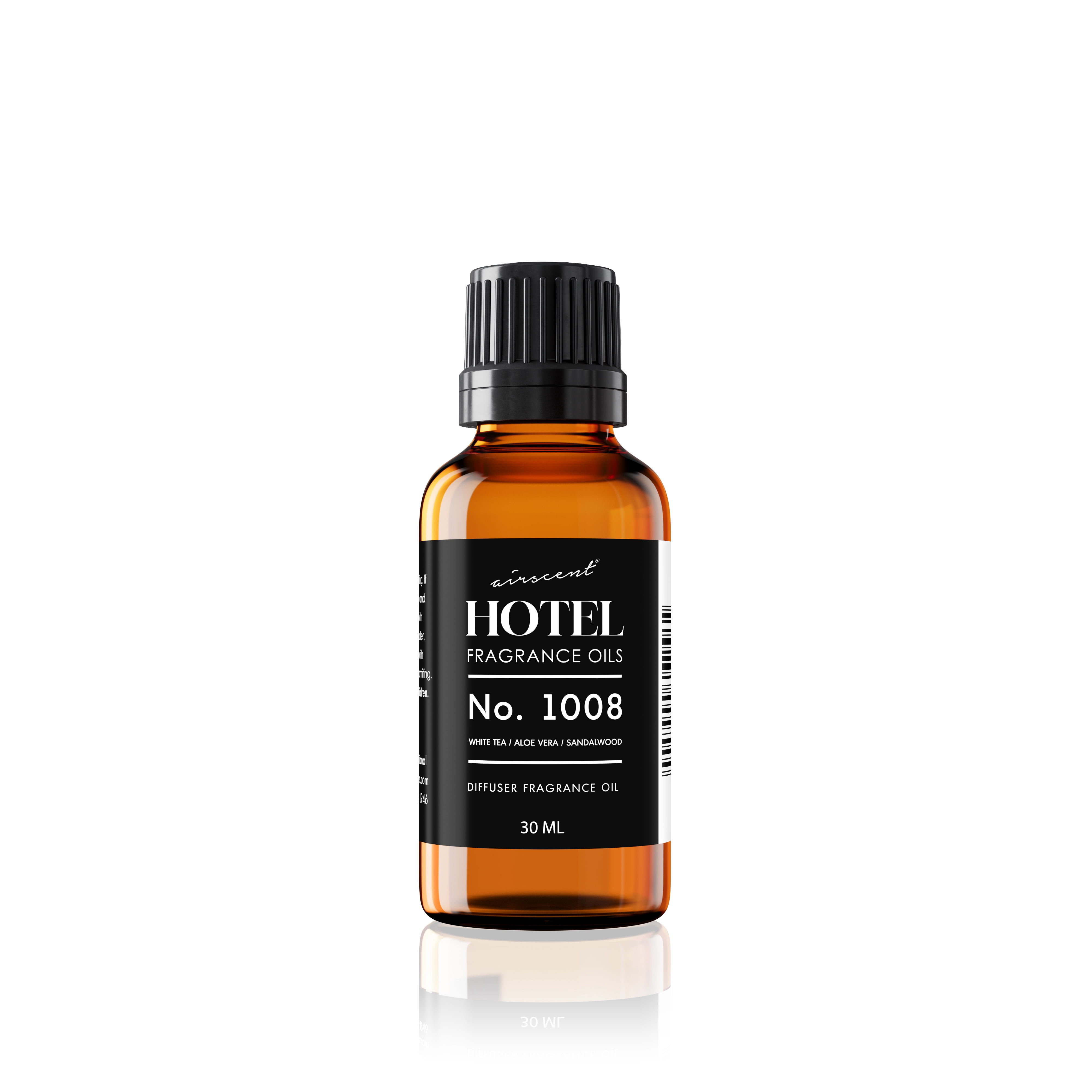 AirScent Hotel Fragrance Oil Inspired No. 1008 White Tea Aloe Vera  Sandalwood - 30 ml Glass Bottle - Walmart.com