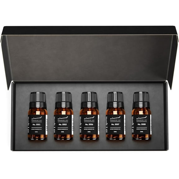 AirScent Perfume Dupe Fragrance Oil Gift Set with 5 Scents, 5 mL, 5 Count, 5-Pack