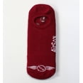 thumbnail image 1 of AirSox No Show Sock with Air Infused Silicone Pads, Size Small (Fits Shoe Size 10Y-3) red, 1 of 2