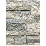 AirStone Spring Creek Faux Stone Primary Wall Tile to Cover 8 Square feet for home improvement indoor or outdoor