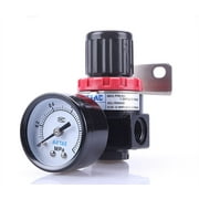 AirTac Air Pressure Regulator BR2000 PT 1/4 inch 0.05-0.9 Mpa Adjustable,Bracket,Gauge Proof pressure 1.5MPa