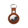 thumbnail image 1 of AirTag Case, Durable Leather Shock Resistant Keychain Multi-Function for AirTag Case Brown, 1 of 4