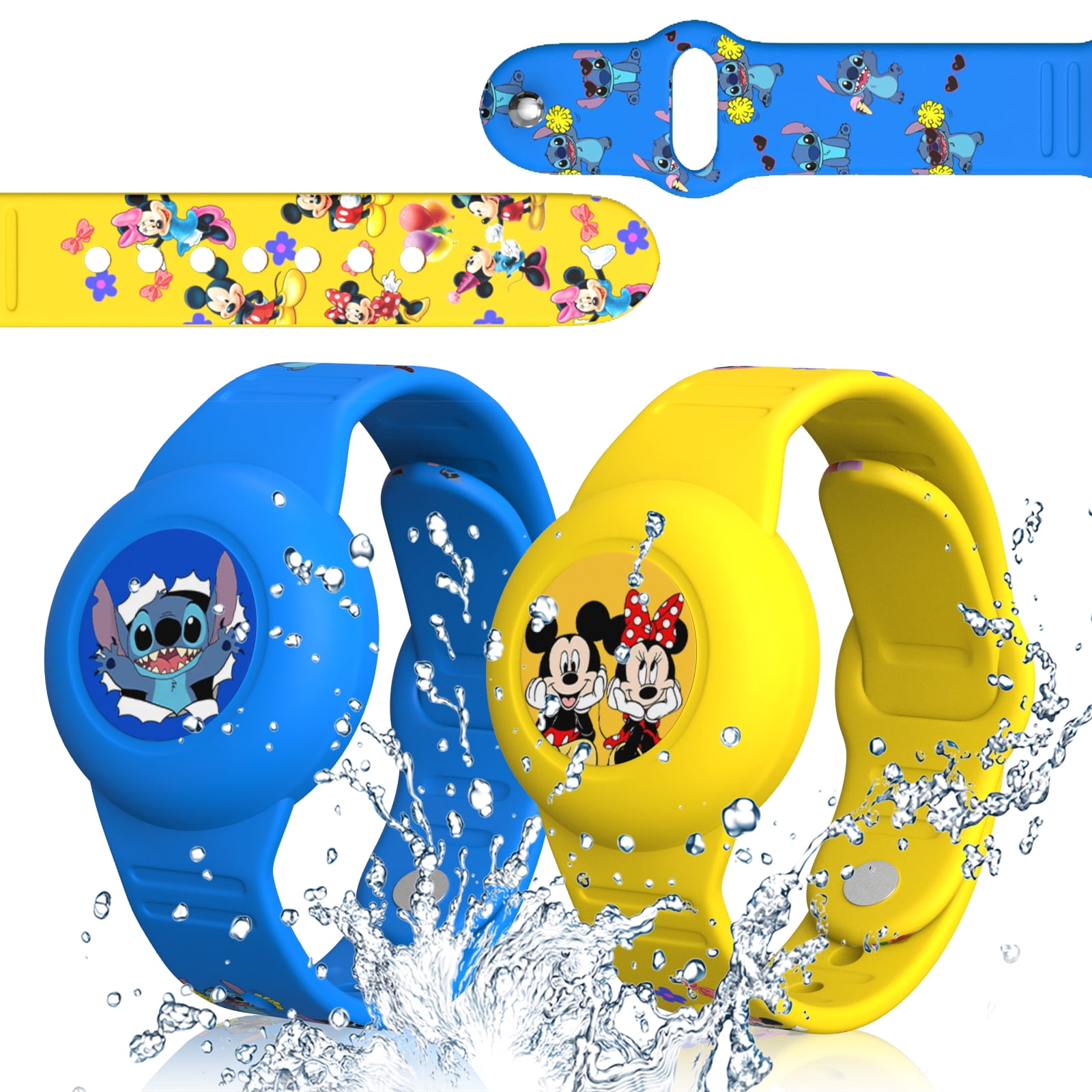 AirTag Children's Waterproof Bracelet, 2 Pack MOWYEOK Cute Kids Air Tag ...