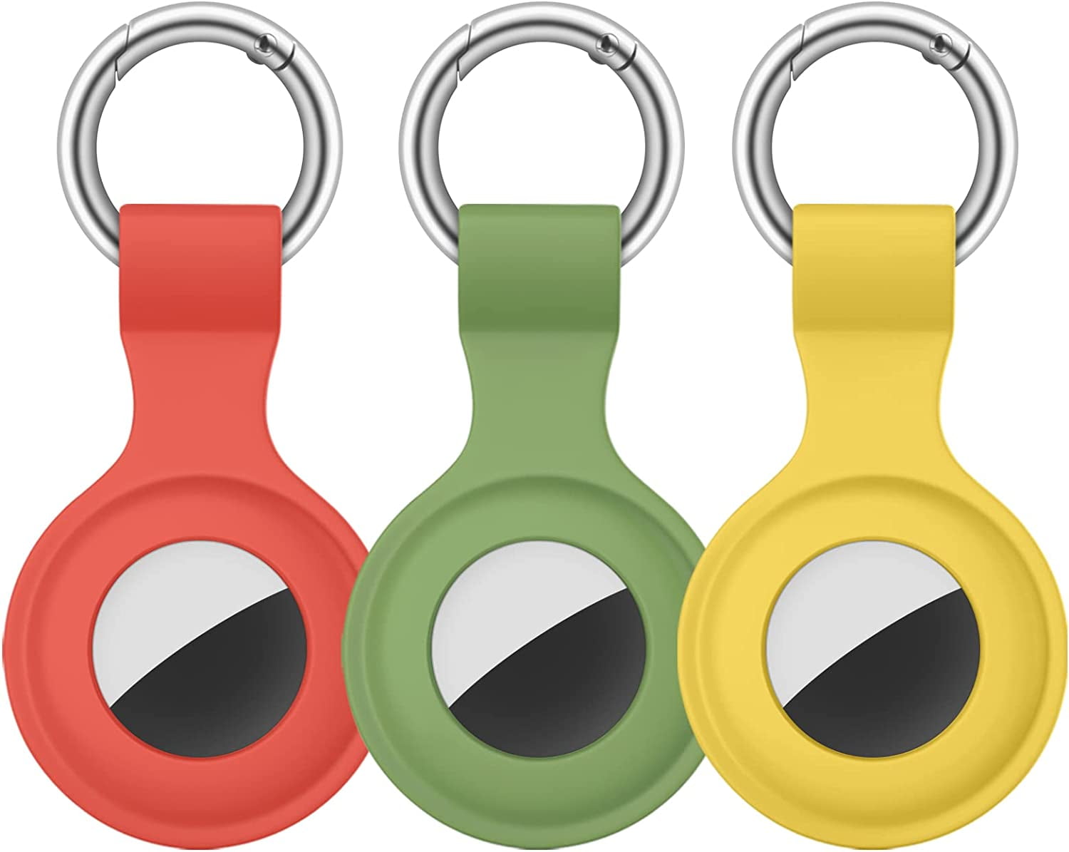 AirTag Keychain for Apple Airtags Holder 2021, 3 Pack Protective