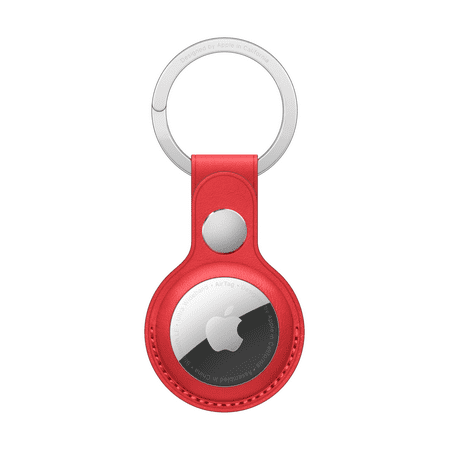 AirTag Leather Key Ring - (PRODUCT)RED