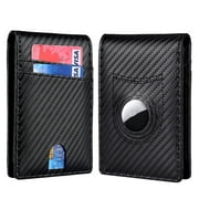 AirTag Wallet Card Holder - Thin Protective Case & Keychain