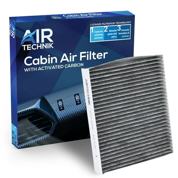 AirTechnik 27277-6CA0A Cabin Air Filter w/Activated Carbon Fits Nissan Altima, Pathfinder, Rogue, Sentra, Infiniti QX50, QX55, QX60, QX80, Renault Captur, Cilo, Logan, Sandero 2019-2026 Models