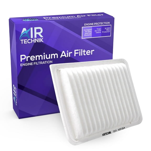 AirTechnik CA10171 Replacement Engine Air Filter Fits 2007-2017 Toyota Camry L4 2.4/2.5L, 2009-2016 Toyota Venza L4 2.7L - 17801-28030
