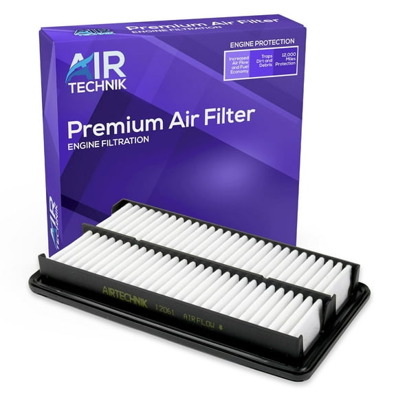 AirTechnik CA12061 Replacement Engine Air Filter  Fits 2016-2020 Acura MDX, 2021-2025 TLX, 2018-2025 Honda Odyssey, 2019-2025 Passport, 2019-2024 Pilot, 2017-2025 Ridgeline - 17220-5J6-A10
