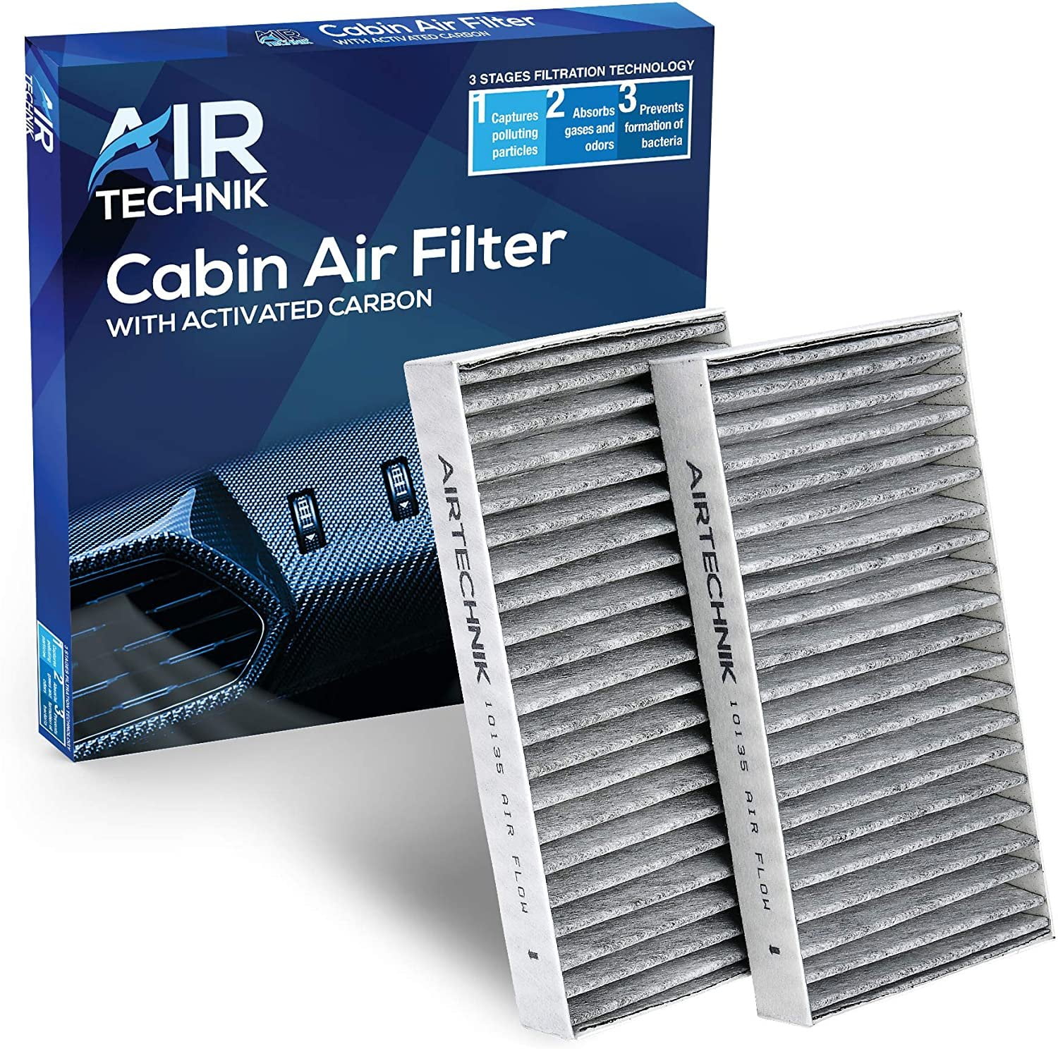 AirTechnik CF10135 Cabin Air Filter w/Activated Carbon Fits Acura CSX