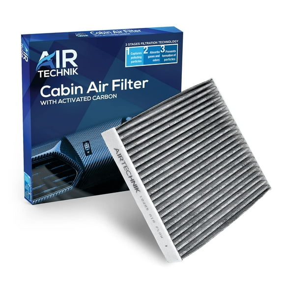 AirTechnik CF10285 Cabin Air Filter w/Activated Carbon  Fits Toyota 4Runner, Camry, Corolla, Tundra, Highlander, Prius, Sequoia, Sienna, IS250, RX350-87139-48020, 87139-50100